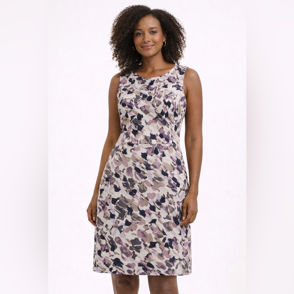 LOFT Floral Print Sheath Dress